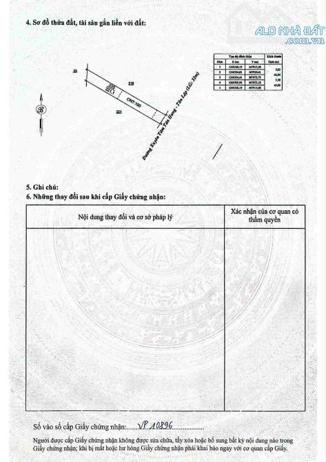 Cần bán gấp đất thổ cư mặt tiền đường Xuyên Tâm 32m chỉ 250 triệu công chứng ngay - 3