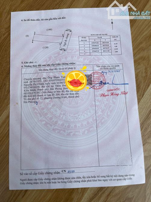 104m2 đất Hòa Nghĩa, Dương Kinh, Hải Phòng - 3