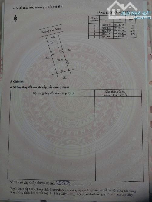 BÁN ĐẤT TRUNG TÂM TRẢNG DÀI– BIÊN HÒA 5.8x19m chỉ 33tr/m2  📍 Vị trí: Sau Cảnh sát PCCC, g - 3