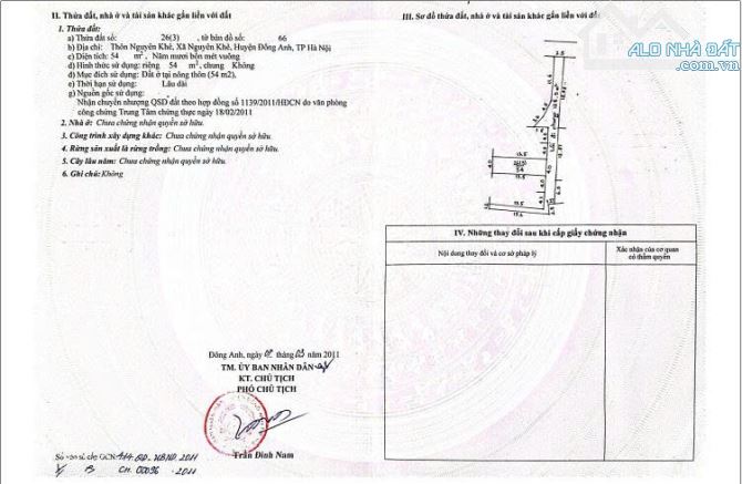 BÁN NHANH LÔ ĐẤT NHỎ XINH TẠI NGUYÊN KHÊ, ĐÔNG ANH, HÀ NỘI. 54M2 CHỈ 3.55 TỶ - 3