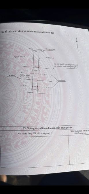 BÁN ĐẤT MẶT ĐƯỜNG MÁNG  AN ĐỒNG, AN DƯƠNG 66m giá chỉ 6 tỷ - 4
