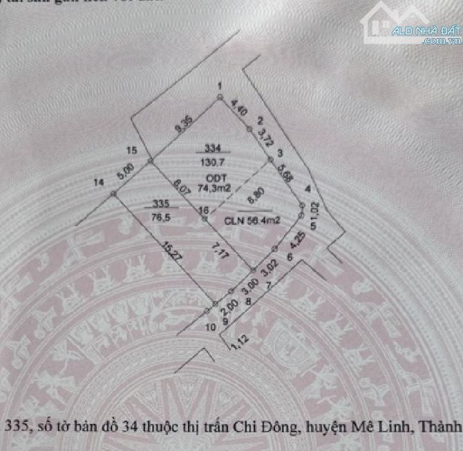 ✨️Tổ 2 Chi Đông-Mê Linh-Hà Nội 📕DT=76,5m2 full thổ cư,  🌻mặt tiền mặt hậu bằng nhau 5m. - 4