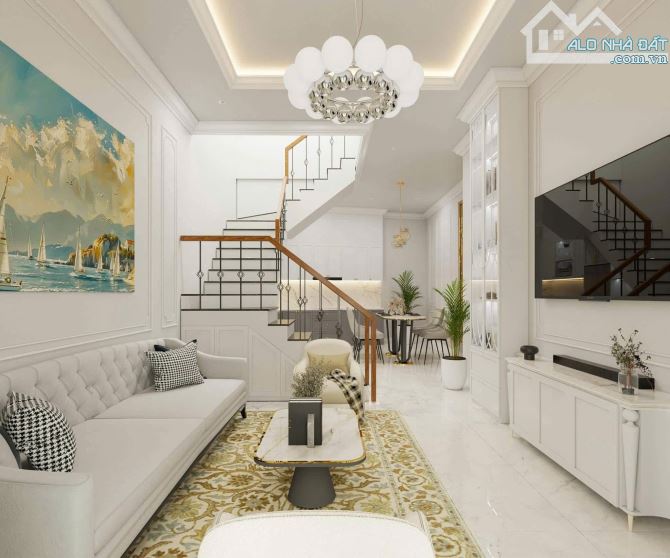 Bán 2 căn Liền Kề nhà 3 Tầng Full Nội thất Thiết kế Tân Cổ Điển - Kiệt Diệu Quang - 5