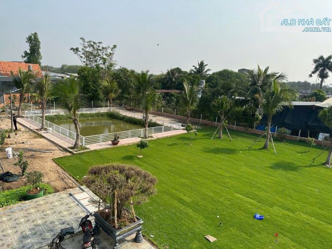 Cần bán đất + Vila ở nghĩ dưỡng Khu dân cư xã Trung Lập Thượng Củ Chi DT 3462m2 Thổ 364m2 - 5