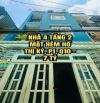 🌟 NHÀ 4 TẦNG 2 MẶT HẺM HỒ THỊ KỶ, P1, Q10 – 7 TỶ, KINH DOANH ĐỈNH