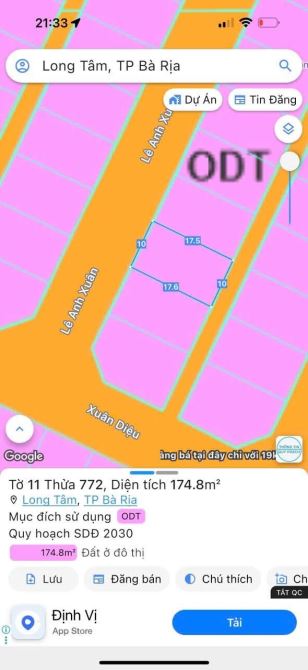 BIỆT THỰ VIP MẶT TIỀN ĐƯỜNG LÊ ANH XUÂN KHU BARIMEX PHƯỜNG LONG TÂM TP BÀ RỊA.
