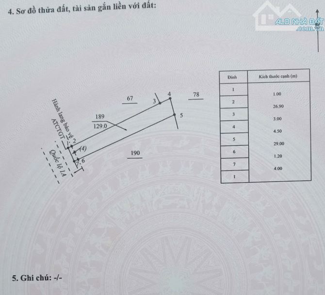 bán đất mặt tiền quốc lộ gần ngã tư thạch trụ , mộ đức , tỉnh quảng ngãi