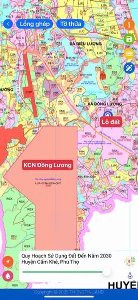 Bán đất full thổ cư tại Đồng Lương -Cẩm Khê giá chỉ 3xx - 1