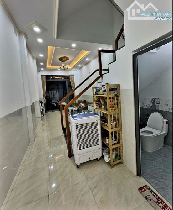 Bán nhà Hậu Giang ngay khu himlam ( 3,5 x 16 ) 4 tầng mới nội thất đẹp sát đường 6,7 tỷ. - 1