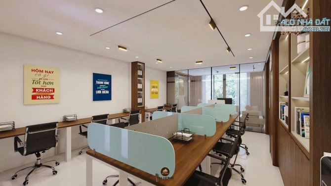 TÒA NHÀ VĂN PHÒNG CAO CẤP PHỐ THÁI HÀ 58m2 x 7 tầng - 2
