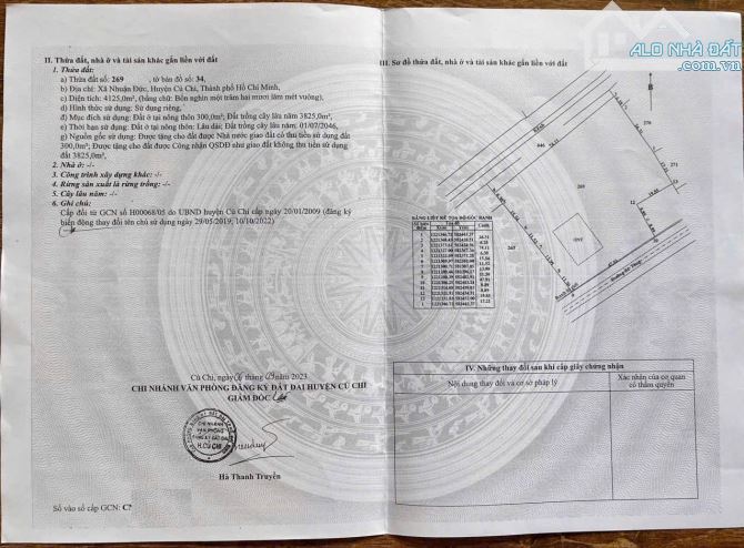 Cần bán đất mặt tiền đường Nguyễn Thị Dạng 4200m2 có 300m2 thổ cư - 3