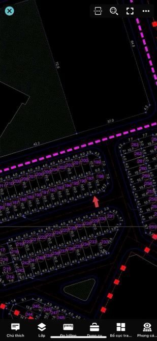 Duy nhất 1 lô còn sót lại TĐC CÂY ĐA ĐẰNG GIANG NGÔ QUYỀN HẢI PHÒNG  -DIỆN TÍCH :40m ngang - 3
