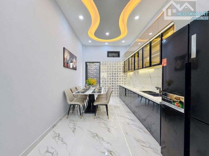 🏡 Nhà mới 4 tầng BTCT – Full nội thất – Gò Vấp 📍 Hẻm xe hơi, gần UBND Quận – 46m² 🛏 4PN - 3
