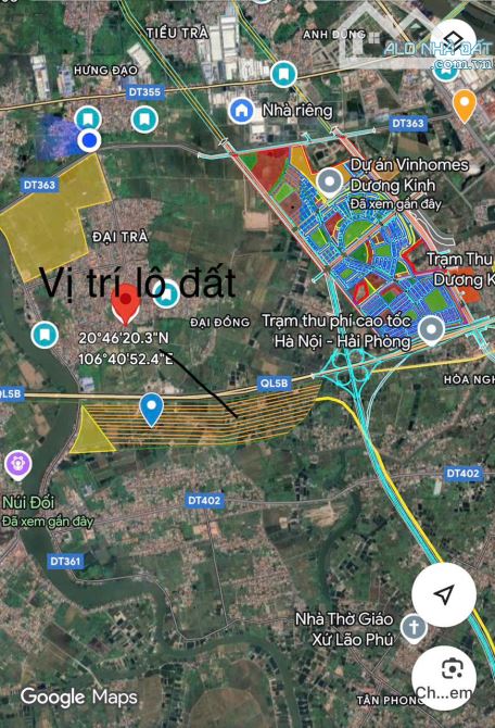 104,6m2 đấu giá Lạng Côn, Đông Phương, Kiến Thụy gần Vin - 3