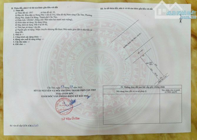 NỀN 196 A3 TRẦN VĂN TRÀ 9,9 TỶ, TRỤC CHÍNH KDC HƯNG PHÚ, TP CẦN THƠ - 4