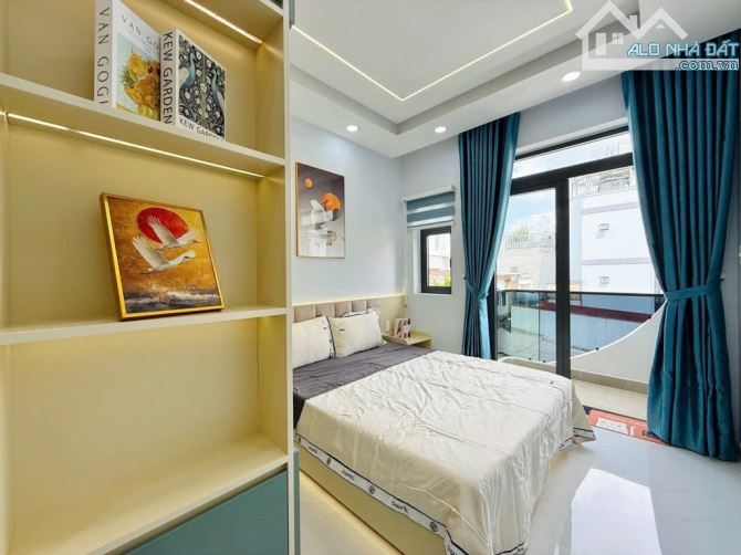 🏡 Nhà mới 4 tầng BTCT – Full nội thất – Gò Vấp 📍 Hẻm xe hơi, gần UBND Quận – 46m² 🛏 4PN - 7