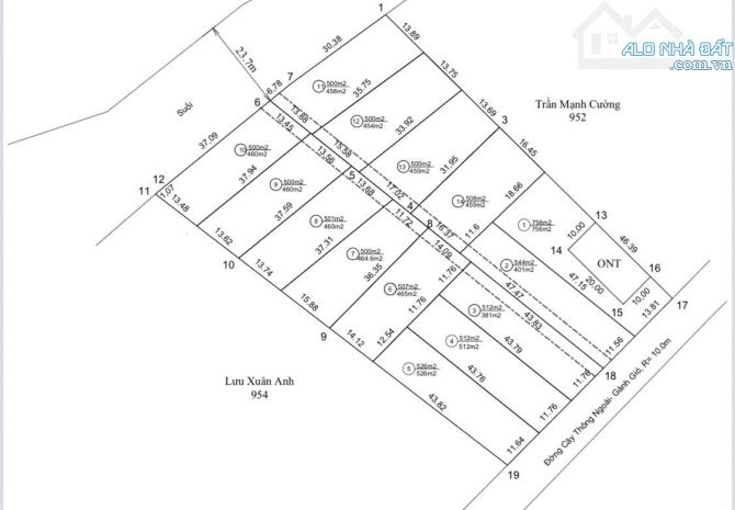 500m2 sổ riêng, gần biển Ông Lang, qh đất ở, 5tr/m2