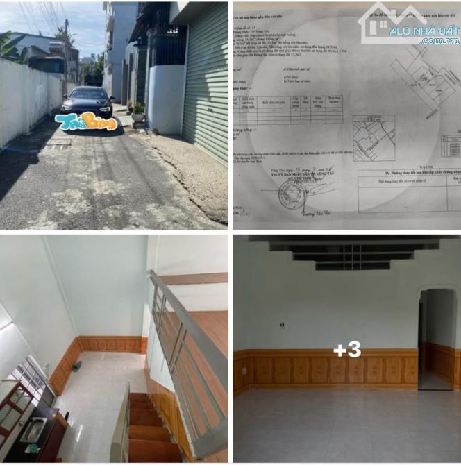 bán nhà C4 có gác Ngô Quyền dt 53m hẻm ô tô giá 3.5ty