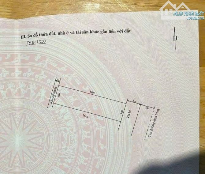 Bán đất Tái định cư điểm 3 Hải An 64m giá 66 tr/m hướng Đông Nam
