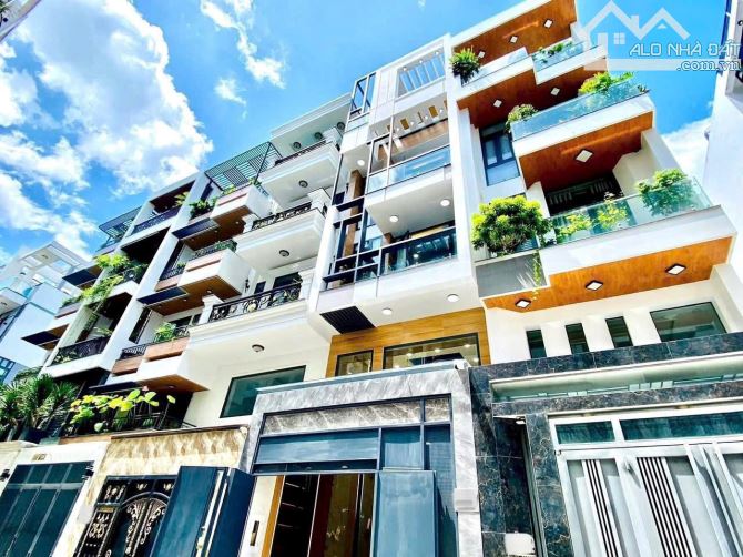 BÁN NHÀ 4X20 5TẦNG 4PN HẺM 8M ngay khu đồng bỗ EMART