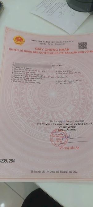 ✅ Bán nhà  1 trệt 1 lầu hẽm Trần Văn Nam thuộc Phường 3 ,TP Tân An _DT: 4.5x20 (187m2 sàn) - 11