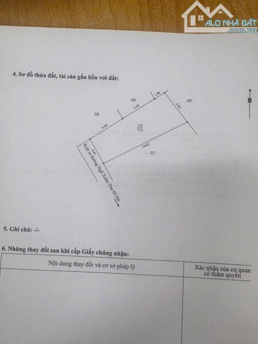 📌📌📌LÀM VIỆC TRỰC TIẾP GIÁ TỐT !!!  bán 4 lô đất kiệt đường NGÔ XUÂN THU - 1