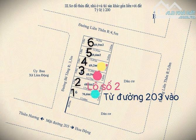 Bán lô đất lâm động cạnh ngay đường 203 lâm động thủy nguyên - 1