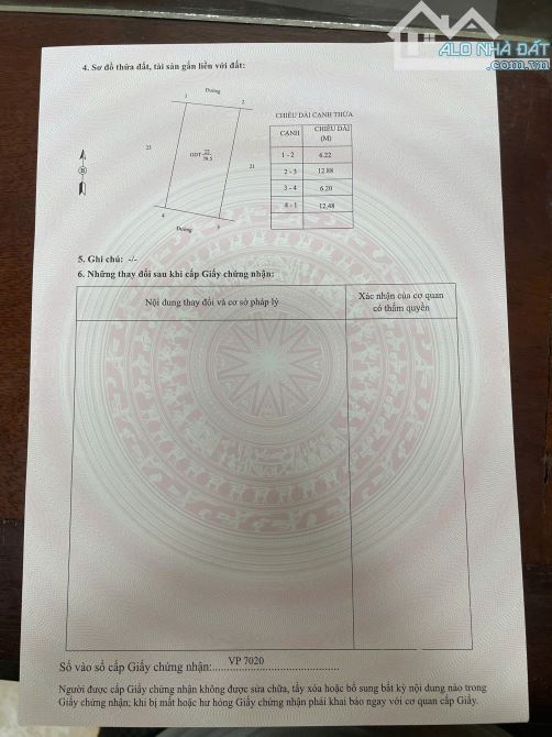 hào bán mảnh đất đẹp TĐC Đò Quan - P.Cửa Nam..Mặt đg to vỉa hè rộng , mặt sau là vườn hoa - 1