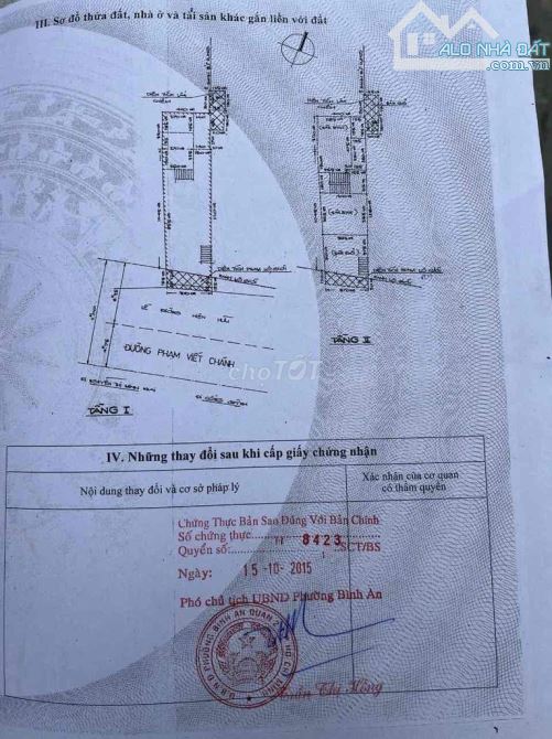 NHÀ 2 TẦNG – MT PHẠM VIẾT CHÁNH – GẦN BV TỪ DŨ, GIÁ 24 TỶ TL - 1