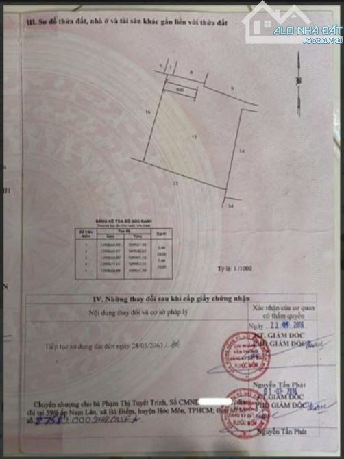 2 vợ chồng bỏ xứ về quê nên bán gấp căn nhà ở Hóc Môn, giá 695 triệu, DT100m2, SHR. - 1