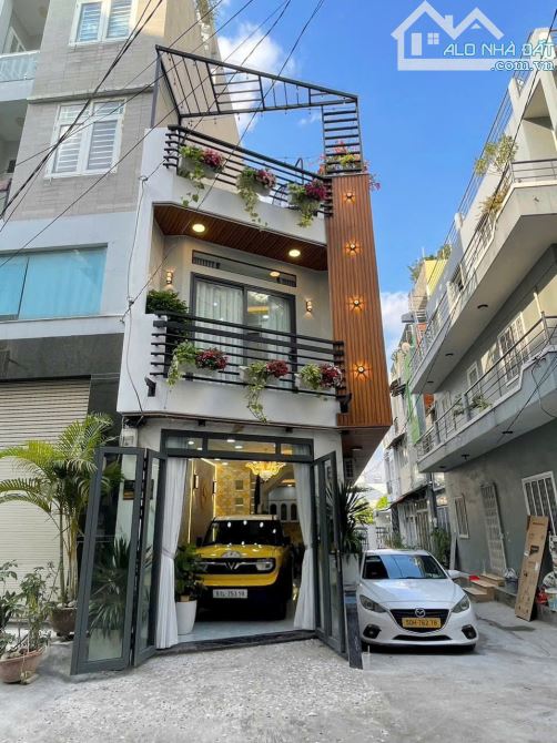Nhà 2 Lầu hẻm 8m đường Phan Văn Trị quận Bình Thạnh, Full nội thất Bán Giá Rẻ - 1