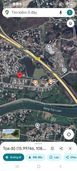 📌📌📌LÀM VIỆC TRỰC TIẾP GIÁ TỐT !!! bán lô đất khu cầu đỏ túy loan - 1