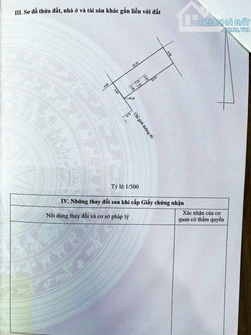 ĐẤT MẶT TIỀN NỘI THÀNH GẦN CHỢ TÂY LỘC, TP HUẾ - 150M2 (ngang 6,8m) - Chỉ 4,3 tỷ - 1