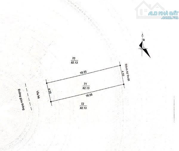 Bán lô đất đường đôi trục chính khu Quân Đội Cẩm Khê, Tứ Minh, Tây Hải Phòng, 82.13m2 - 1