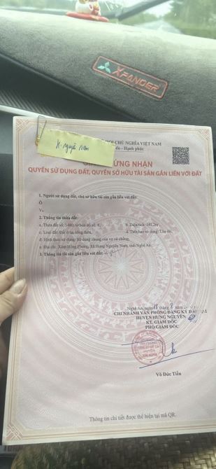 ĐẤT ĐẸP XÓM HỒNG PHONG - HƯNG NGUYÊN NAM - HƯNG NGUYÊN - 2