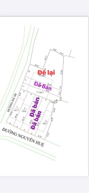 Bán 4 lô đất mặt tiền Nguyễn Huệ, xã Đất Đỏ, HCM - Vị trí đẹp, tiềm năng lớn chỉ từ 780Tr - 3