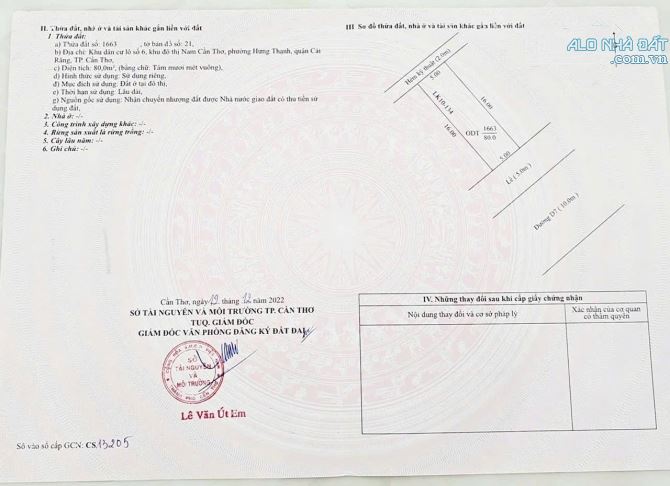 BÁN CẶP NỀN ĐẸP ĐƯỜNG D7 KDC HỒNG LOAN , HƯỚNG ĐÔNG NAM SỔ HỒNG - 3