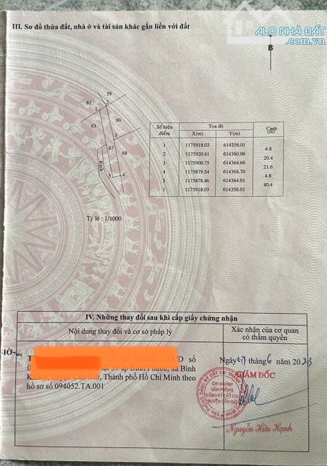 Cần bán lô đất mặt tiền đường rừng sác xã bình Khánh giá 3.2 triệu 1 m2 - 4