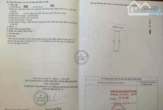 Bán dãy trọ 1 trệt 2 lầu cách đường ĐT743 chỉ 50m p.Tân Đông Hiệp chỉ 5ty300 TL M7434 - 4