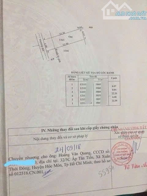 Chia gia sản nên cần bán nhà 135m2 ở xã Tân Phú Trung - Củ Chi giá 730 triệu. - 5