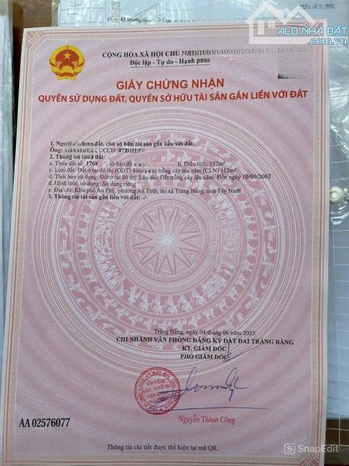 Chú Tư BÁN GẤP căn nhà dưỡng già ngay chợ Suối Sâu Trảng Bàng giá 635 Triệu - 6