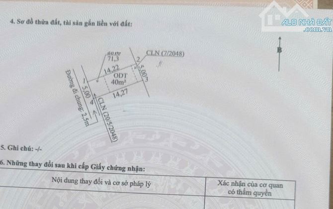 Bán đất cách đường Bình Nhâm 50 chỉ 50n p.Bình Nhâm Tp.Thuận An chỉ 2ty100 TL M7464 - 6
