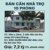 BÁN NHANH NHÀ TRỌ 10 PHÒNG – THU NHẬP ỔN ĐỊNH 25 TRIỆU/THÁNG KDC ĐỐI DIỆN CHỢ BÀ BỘ