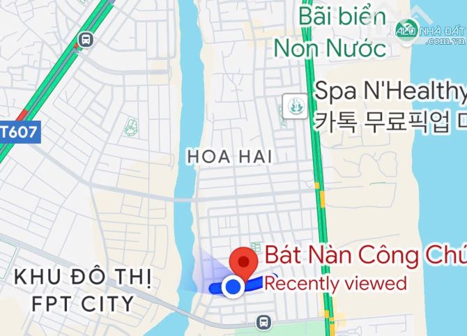 Bát lô đất sạch đẹp mặt tiền đường Bát Nàn Công Chúa Khu Biển Tân Trà giá rẻ chỉ 42tr/m