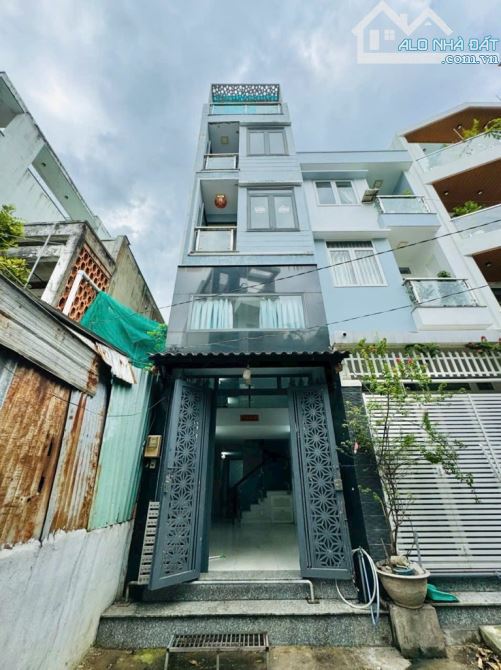 BÁN NHÀ NGUYỄN VĂN ĐẬU – P.6 BÌNH THẠNH – 40.6m² – 5 TẦNG – HẺM XE HƠI 6M – GIÁ CHỈ 7.85 T