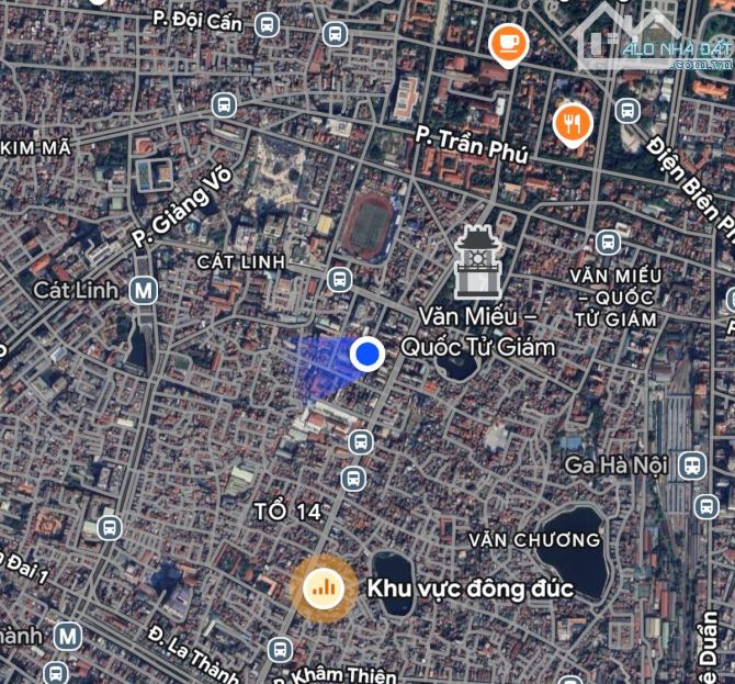 BÁN NHÀ MẶT PHỐ ĐẶNG TRẦN CÔN, ĐỐNG ĐA 483M2, MT 10M, 230 TỶ.