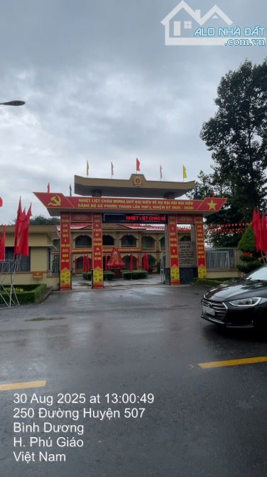 Bán đất xã An Linh – Phú Giáo 225m², thổ cư 100m², sổ riêng – Gần chợ, tiện ích đầy đủ! - 1