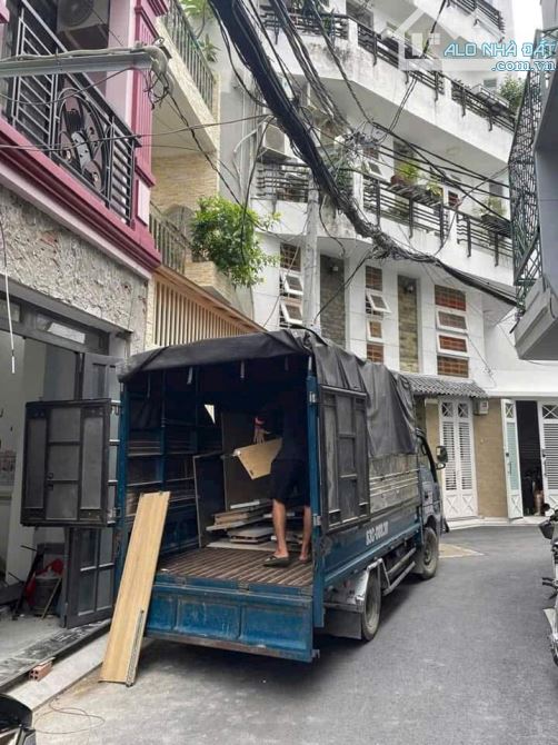 7 TỶ HƠN - HẺM NHỰA 6M XE TẢI THÔNG NHIÊU TỨ - 40M2 - 5 TẦNG MỚI . 4PN - FULL NT - 1