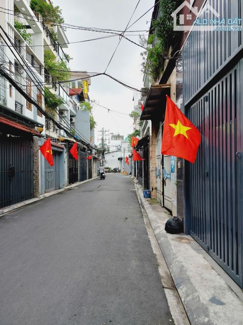 Hẻm xe hơi thẳng 1 sẹc Phan Huy Ích, Tân Bình, 4x15m nhà 4 tầng giá 7,95 tỷ - 1