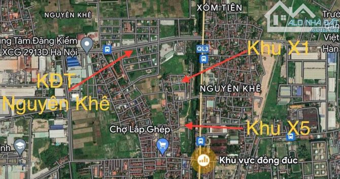 Bán Lô Đất Đấu Giá 88m² Tại X5 Nguyên Khê, Đông Anh giá siêu hấp dẫn - 1